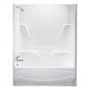 Montego Ii 2-Piece White Acrylic Tub Shower  Left Drain