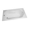 Velvet 6636 White Acrylic Whirlpool Tub With Hydrosens