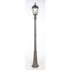 Royal Weathered Bronze Outdoor Solar Lamp Post