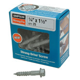1/4 Inch x 1 1/2 Inch Strong-Drive Wood Screw