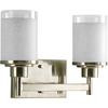Alexa Collection Brushed Nickel 2-light Vanity Fixture