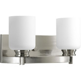 Orbit Collection Brushed Nickel 2-light Vanity Fixture