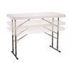 Adjustable Height Folding Table - 4 Feet