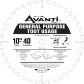 Avanti General Purpose Blade 10 Inch