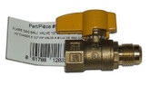 1/2 Inch Outside Diameter Flare X 1/2 Inch Female Iron Pipe Gas Ball Valve