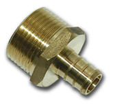 1/2 Inch Barb X 3/4 Inch Male Pipe Thread Adapter