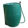 Rain Barrel With Flat Back  315 Litre Capacity - Green