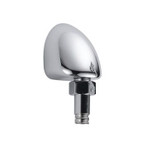 Wall Supply Elbow and Flange - Chrome