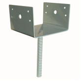 Dressed High-Side Post Holder in Khaki (6 in. x 6 in.)