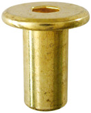 1/4X17Mm Connector Cap Nut Brass