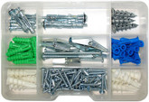 120 Pc Assorted Wall Anchor Kit