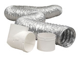Dryer To Duct Connector Kit 4 inch x 8 feet