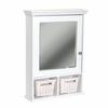 Wall Cubby Medicine Cabinet - White
