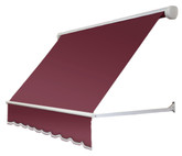6 Feet MESA Window Retractable Awning 24" height x 24" projection - Burgundy