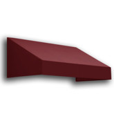 5 Feet Toronto (18 Inch H X 36 Inch D) Low Eaves / Window / Entry Awning Burgundy