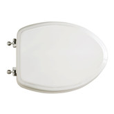 Standard Collection Elongated Closed Front Toilet Seat in White