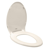 Rise and Shine Elongated Closed Front Toilet Seat in Linen