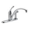 Collins Single Handle Side Sprayer Kitchen Faucet in Chrome