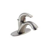 Classic 4 Inch 1-Handle Mid Arc Bathroom Faucet In Stainless