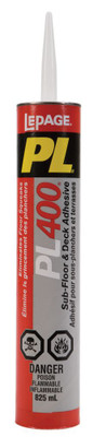 PL 400 Subfloor & Deck Adhesive (825ml)