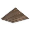 Aluminum Soffit Non-Vented - 16 Inch X 10 Foot - Brown