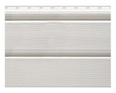 Solid Vertical Siding D5 Soffit white