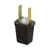 Easy To Wire Plug - brown - Pkg Of 2