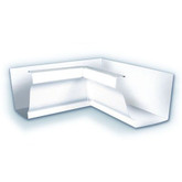 Aluminum Gutter 5 Inch Inside Corner Box Mitre - White