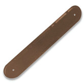 Aluminum Gutter 2 Inch X 3 Inch Downpipe Strap - Brown