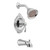 Vestige Posi-Temp Tub/Shower Faucet Trim (Trim Only) - Brushed Nickel Finish