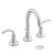 Icon 2 Handle Widespread Bathroom Faucet Trim (Trim Only) - Chrome Finish