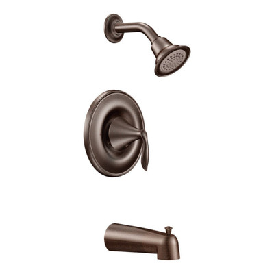 Eva Posi-Temp Tub/Shower Faucet Trim (Trim Only) - Oil Rubbed Bronze Finish