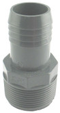 Poly Reducing Male Adapter - 1 1/2 Inch Mpt X 1 1/4 Inch Reducing Insert