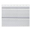 16 in.  Perforated Soffit - white