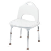Deluxe Adjustable Tub and Shower Chair in Glacier White
