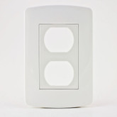 Receptacle Plate White
