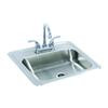 1 Bowl Stainless Steel Topmount Bar with Faucet