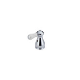 Pair of Leland Lever Handles in Chrome for Bidets and 2-Handle Faucets
