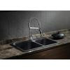 Silgranit, Natural Granite Composite Topmount Kitchen Sink, Anthracite