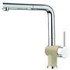 Single-Lever Pull-Out Faucet, Biscotti/Chrome