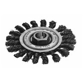 4 Inch Full Cable Twist Knot Wheel - Carbon Steel