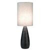 1 Light Table Lamp Bronze Finish Linen Shade