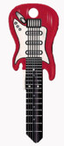 SC1 Electric Guitar House Key - Red