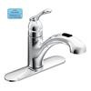 Banbury 1 Handle Kitchen Faucet with Matching Pullout Wand - Chrome Finish