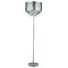 Helix 1 Light Chrome Floor Lamp With Crystals