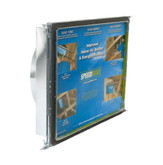 14 in. x 24 in. x 10 in.Square to Round Adaptor Register Vent Boot with Adj. Hangers for HVAC Duct Work