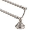 Sage Brushed Nickel 24 Inch Double Towel Bar
