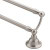 Sage Brushed Nickel 24 Inch Double Towel Bar