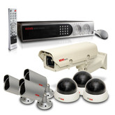 Commercial Grade professional Surveillance Bundle with 16 Channel DVR and 7 Cameras