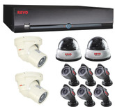 REVO America Commercial Grade Surveillance Bundle 16 Channel 3TB HDD DVR and 10 Cameras